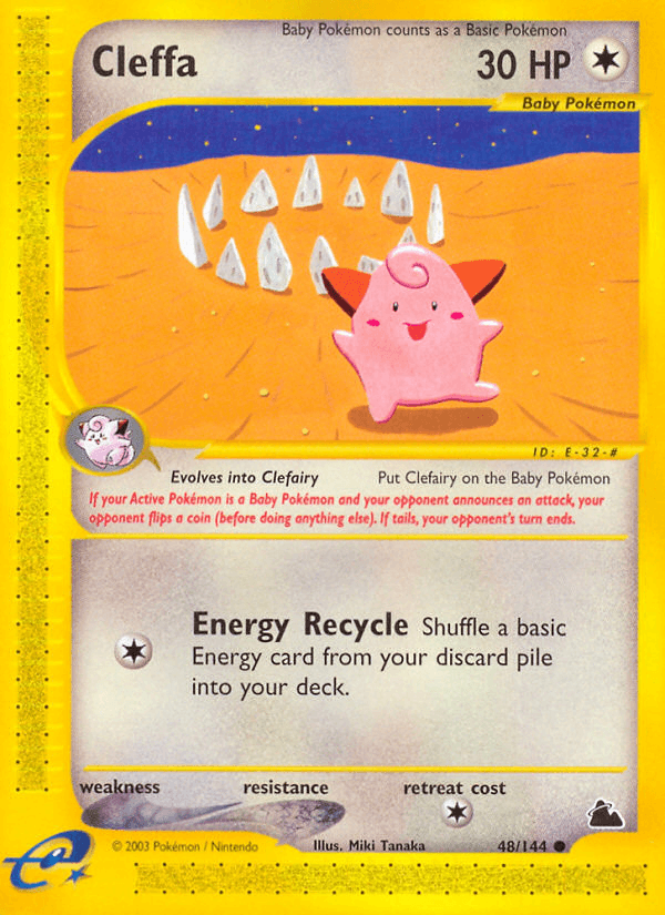 Cleffa Pokémon card