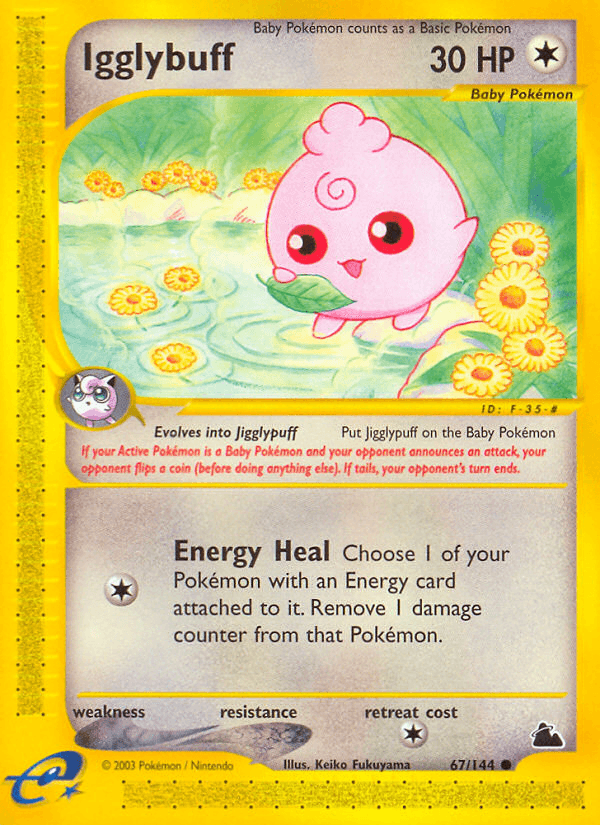 Igglybuff Pokémon card
