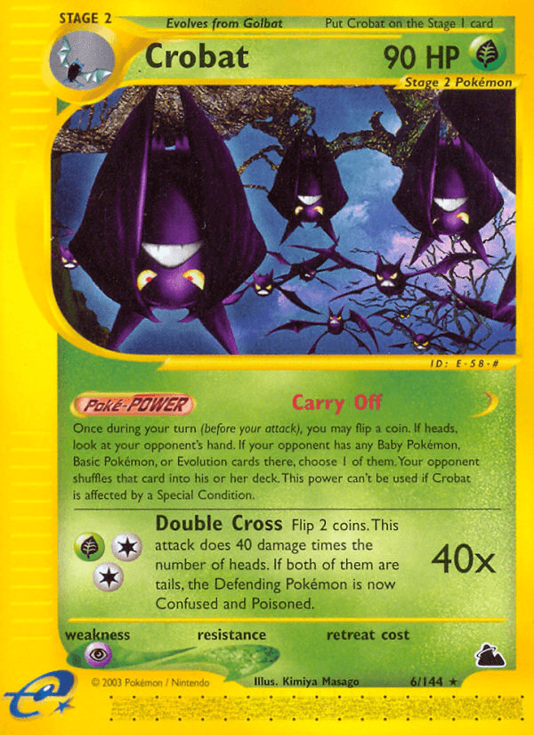 Crobat Pokémon card