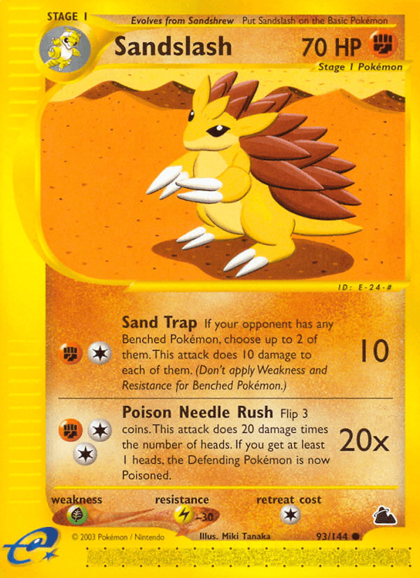 Sandslash Pokémon card