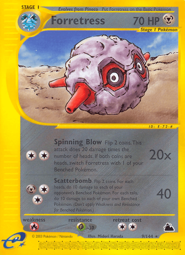Forretress Pokémon card