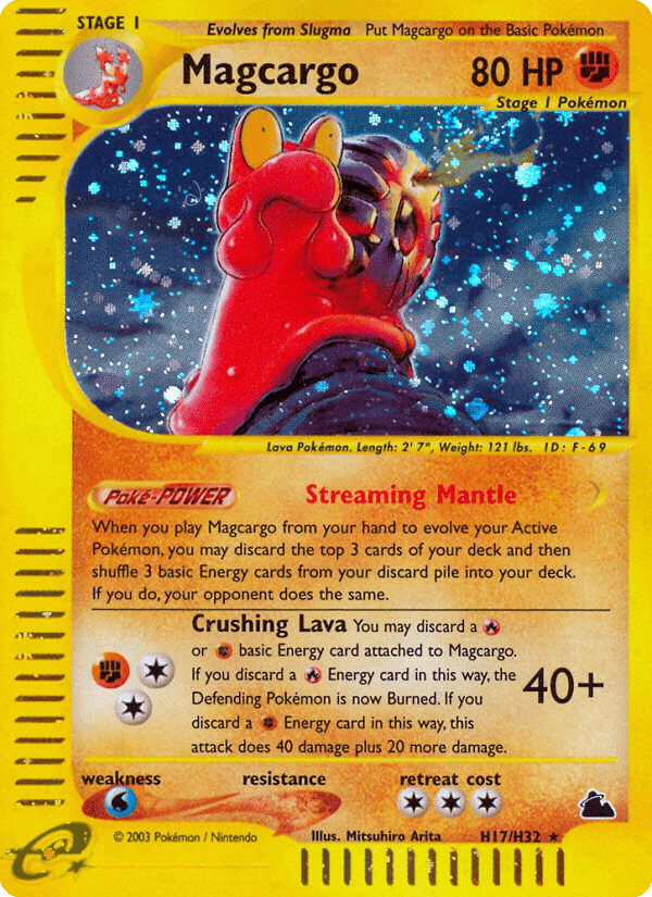 Magcargo Pokémon card