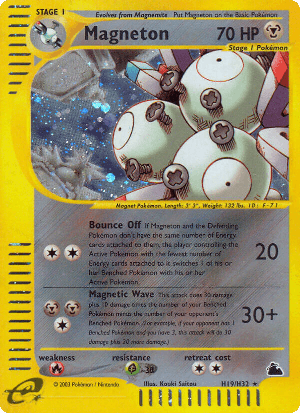 Magneton Pokémon card