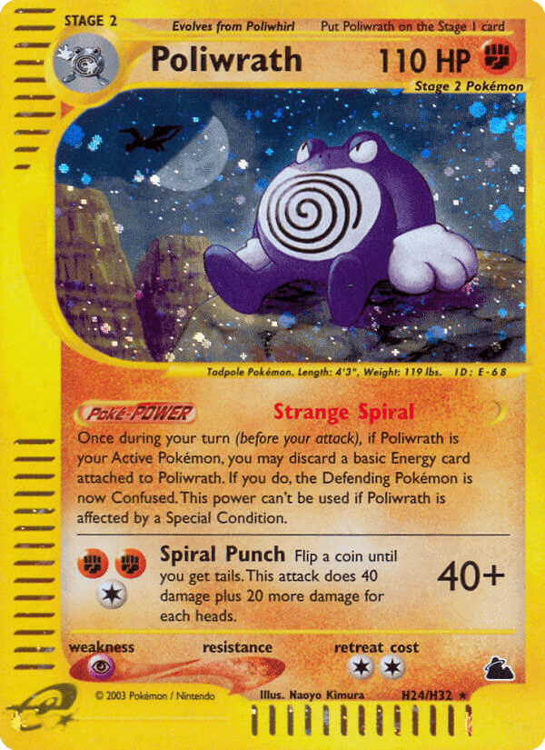 Poliwrath Pokémon card