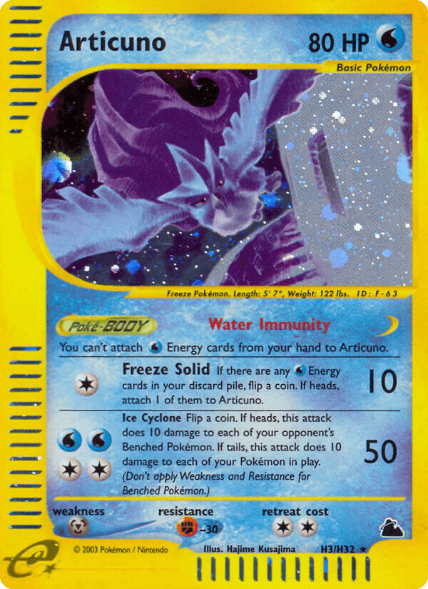 Articuno Pokémon card