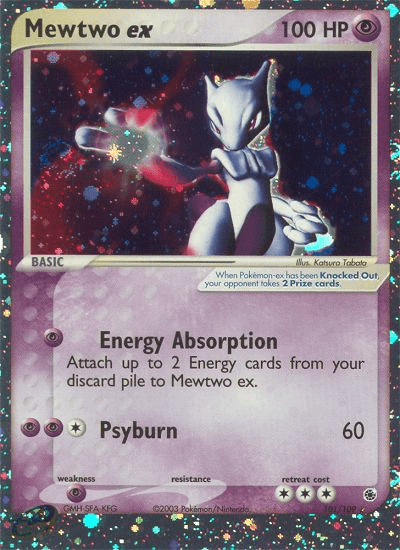 Mewtwo ex from Ruby & Sapphire
