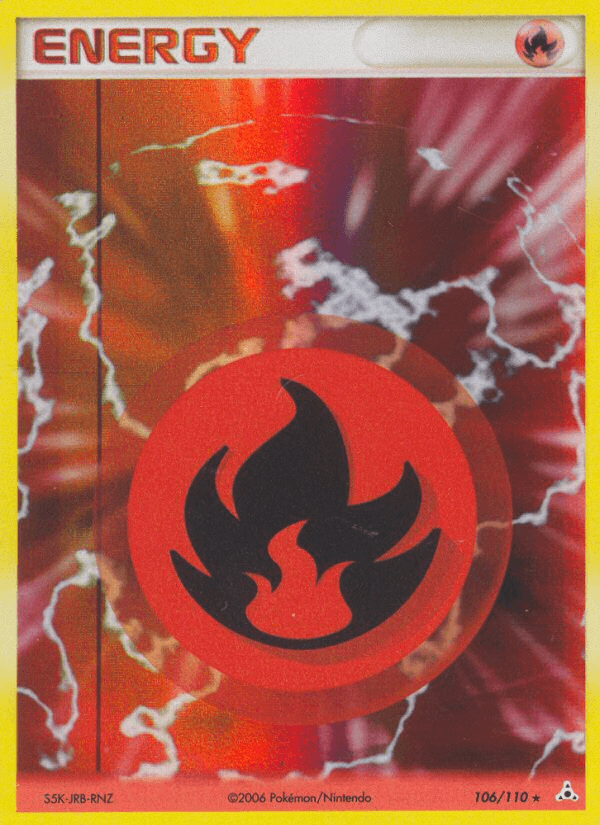 Fire Energy Pokémon card