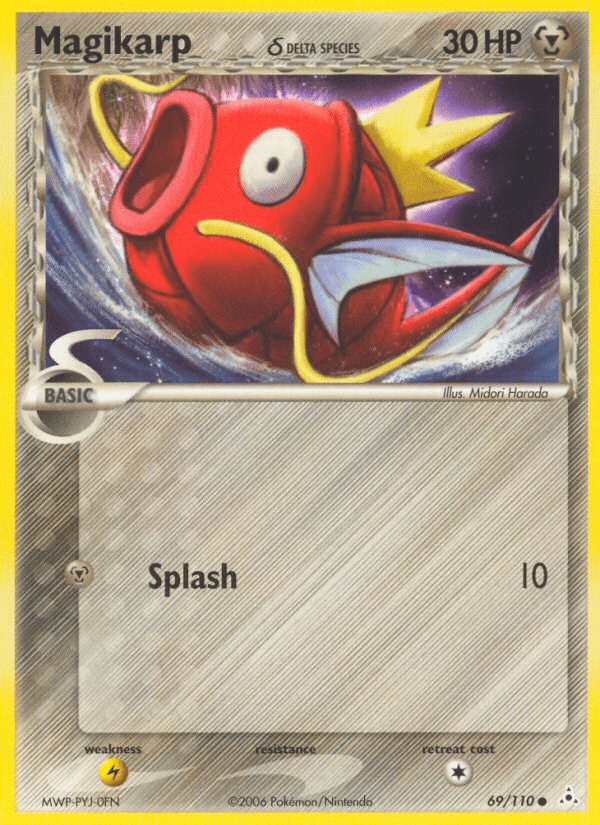 Magikarp δ Pokémon card