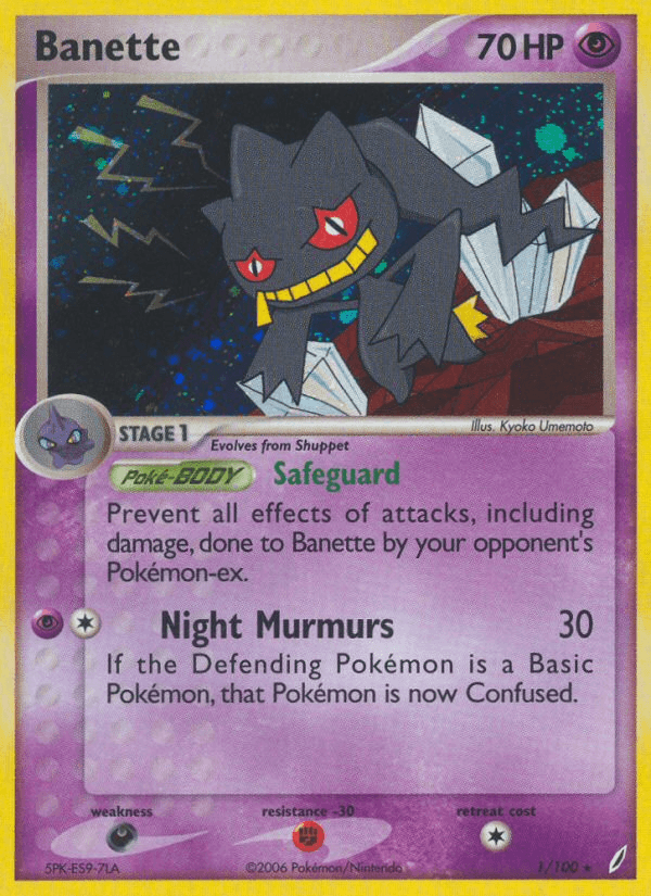 Banette Pokémon card