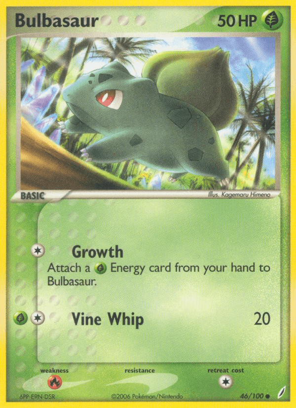 Bulbasaur Pokémon card