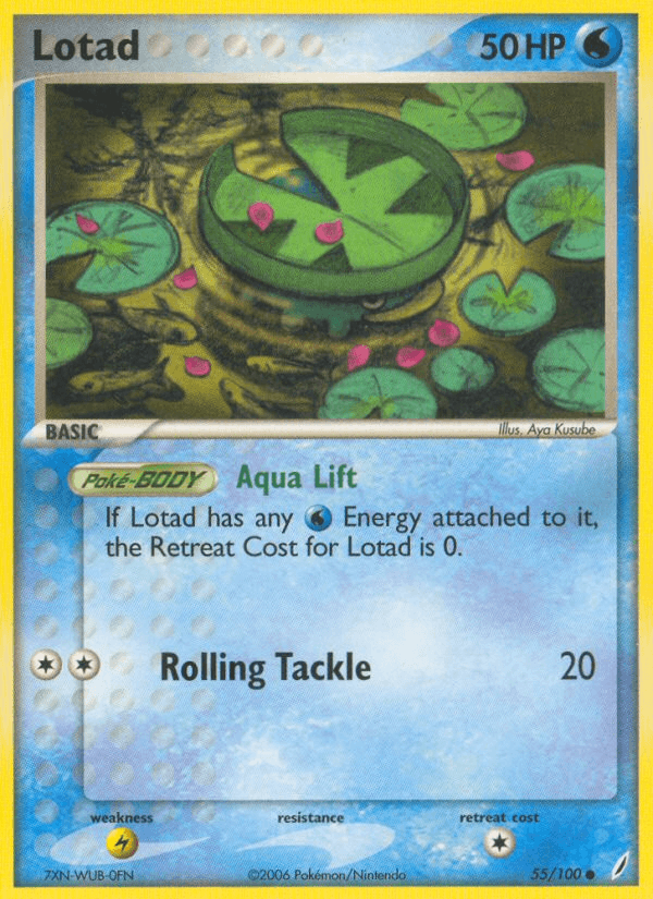 Lotad Pokémon card