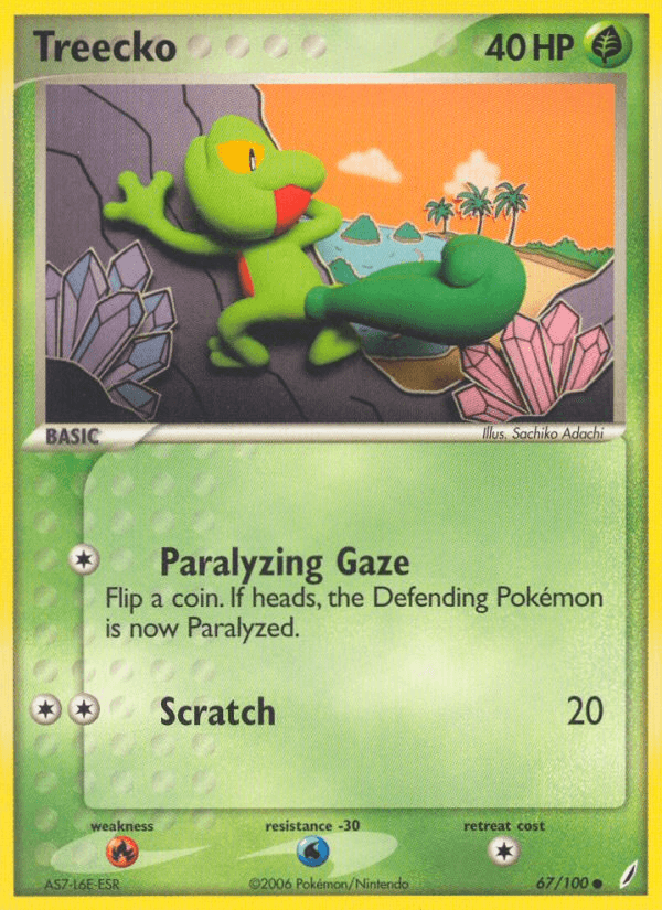 Treecko Pokémon card