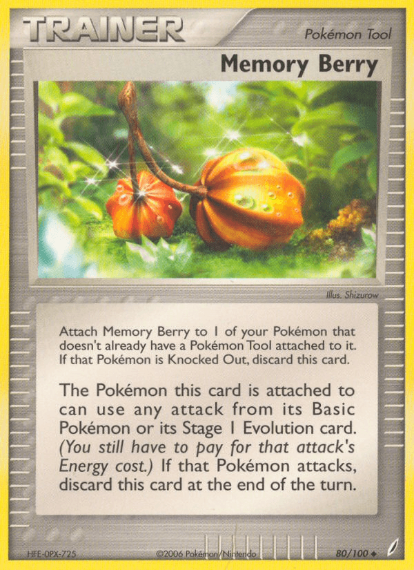 Memory Berry Pokémon card