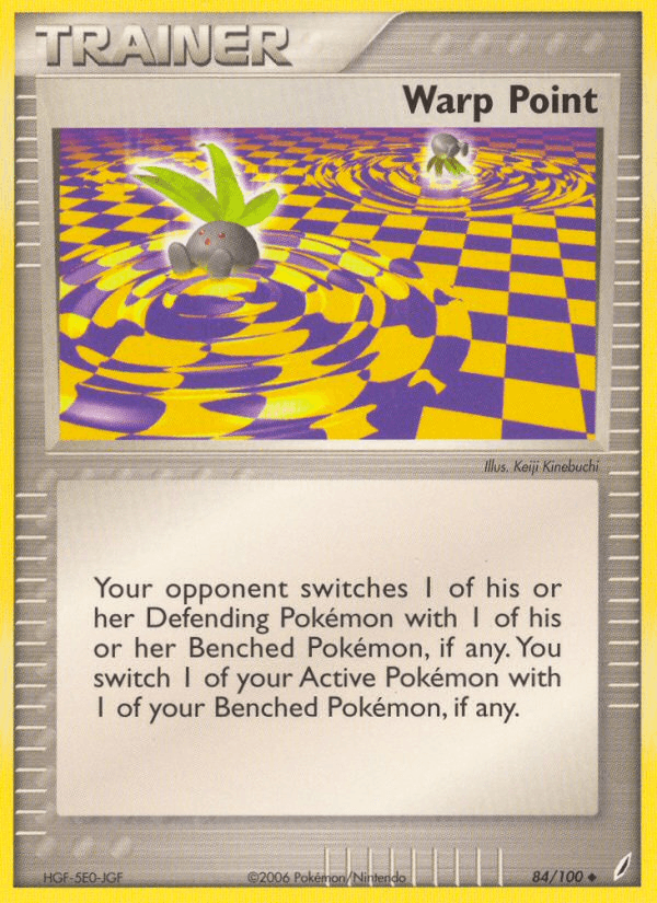 Warp Point Pokémon card