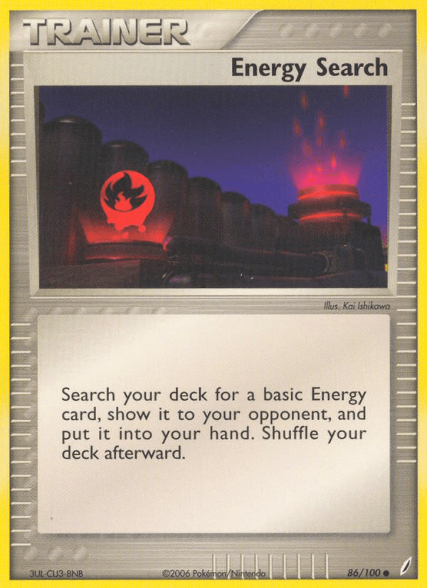 Energy Search Pokémon card