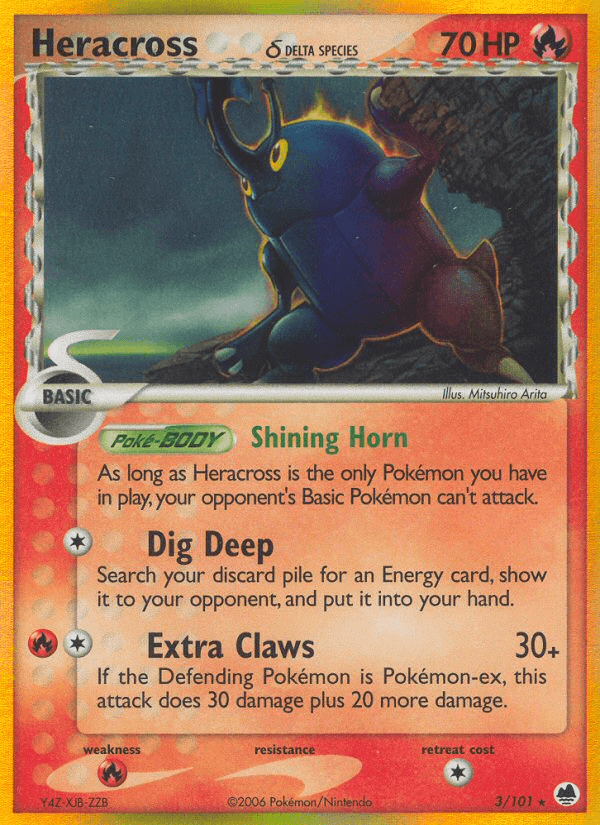 Heracross δ Pokémon card
