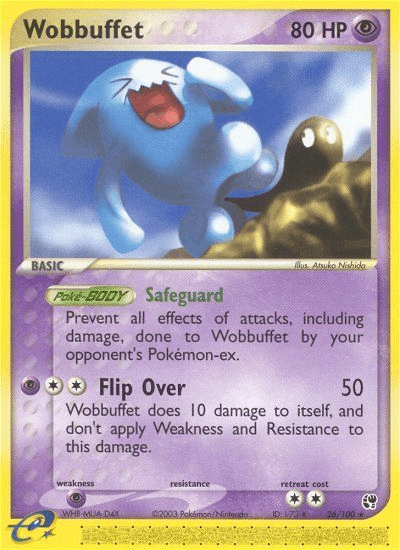 Wobbuffet Pokémon card
