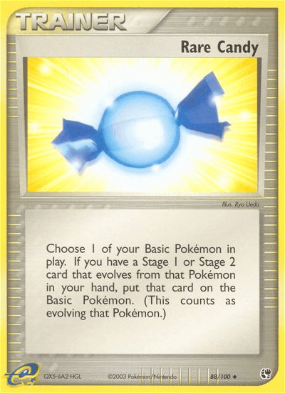 Rare Candy Pokémon card