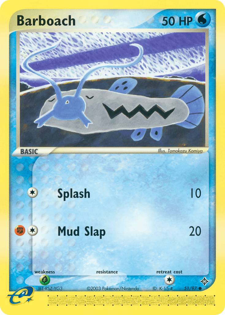 Barboach Pokémon card