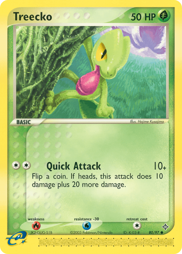 Treecko Pokémon card