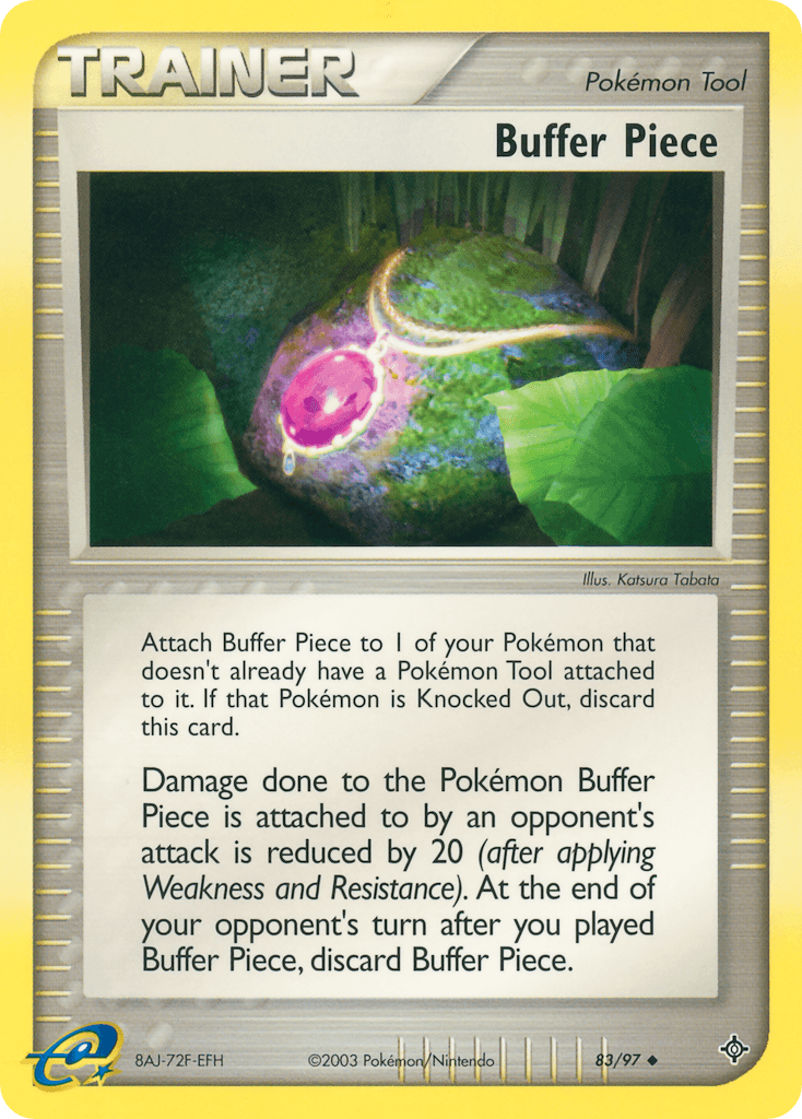 Buffer Piece Pokémon card