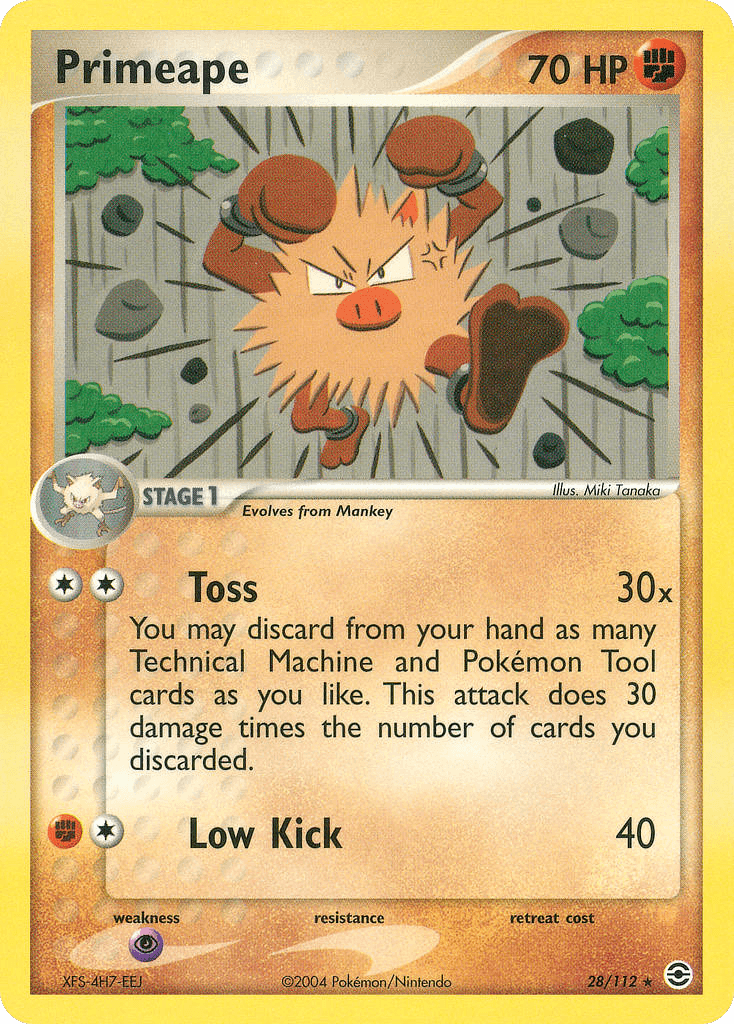 Primeape Pokémon card