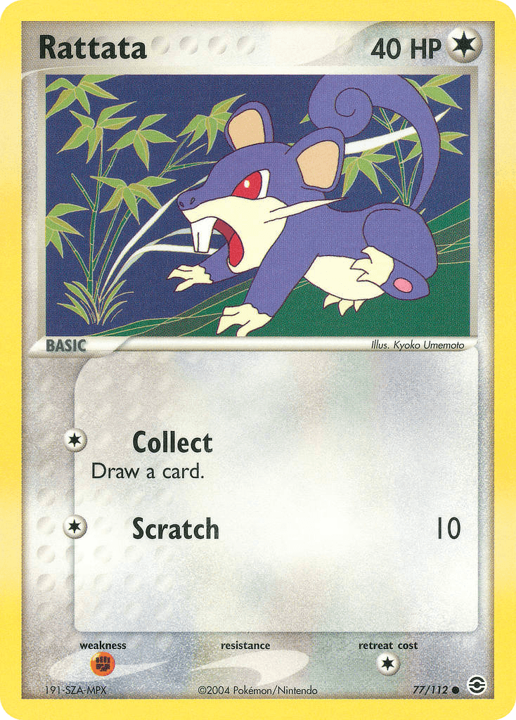 Rattata Pokémon card