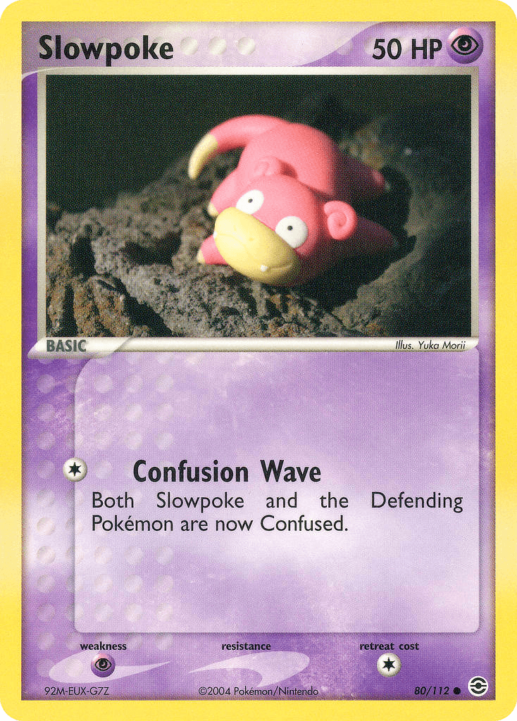 Slowpoke Pokémon card