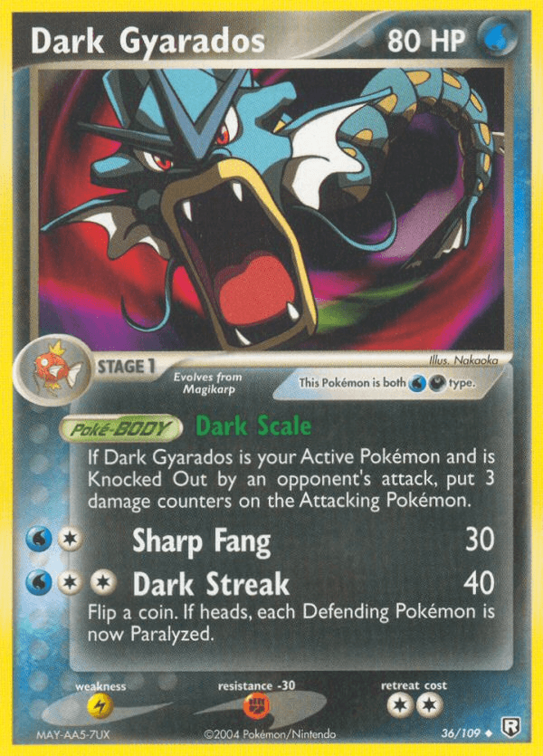 Dark Gyarados from Team Rocket Returns
