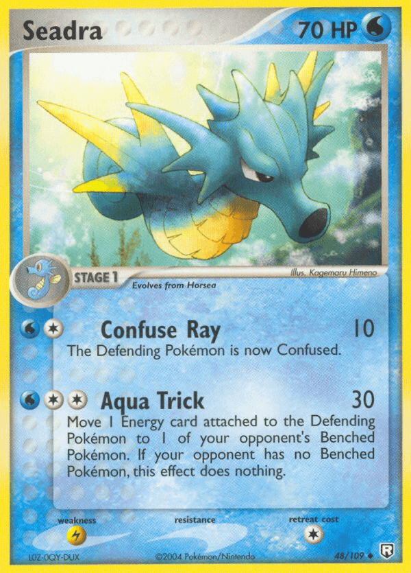 Seadra Pokémon card
