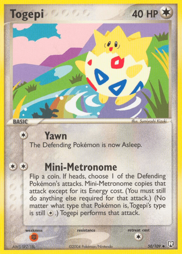 Togepi Pokémon card
