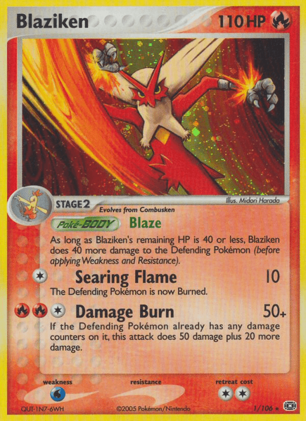 Blaziken from Emerald