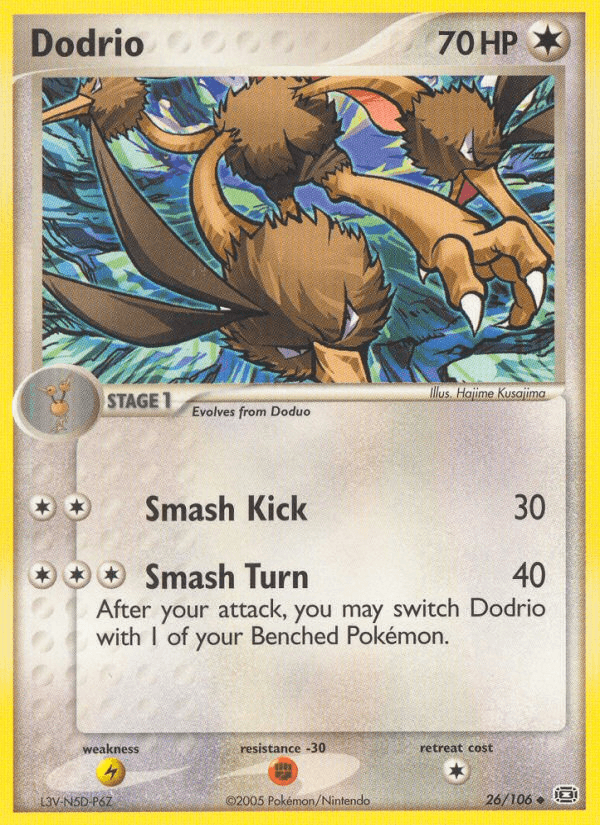 Dodrio Pokémon card