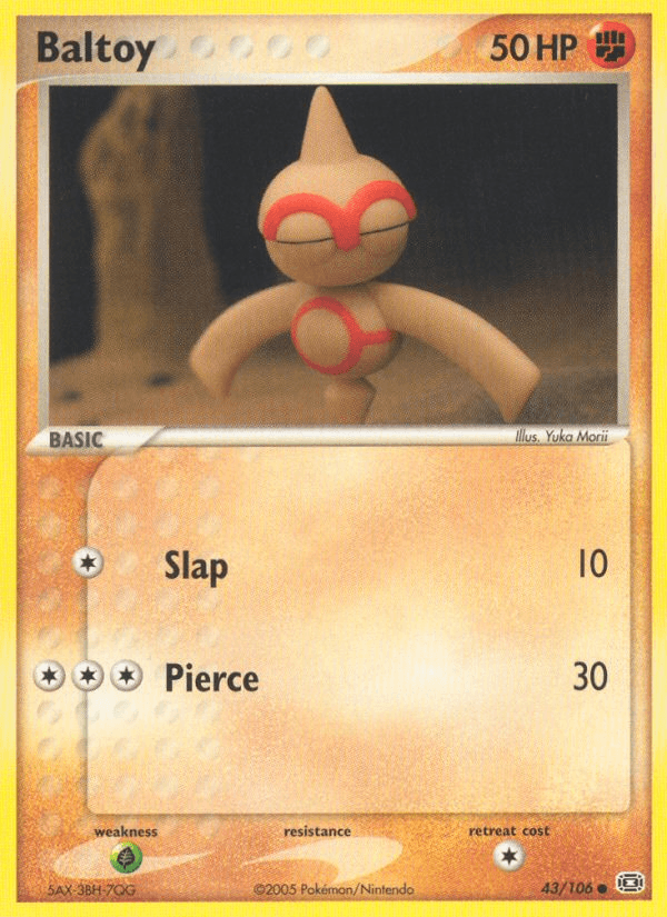Baltoy Pokémon card