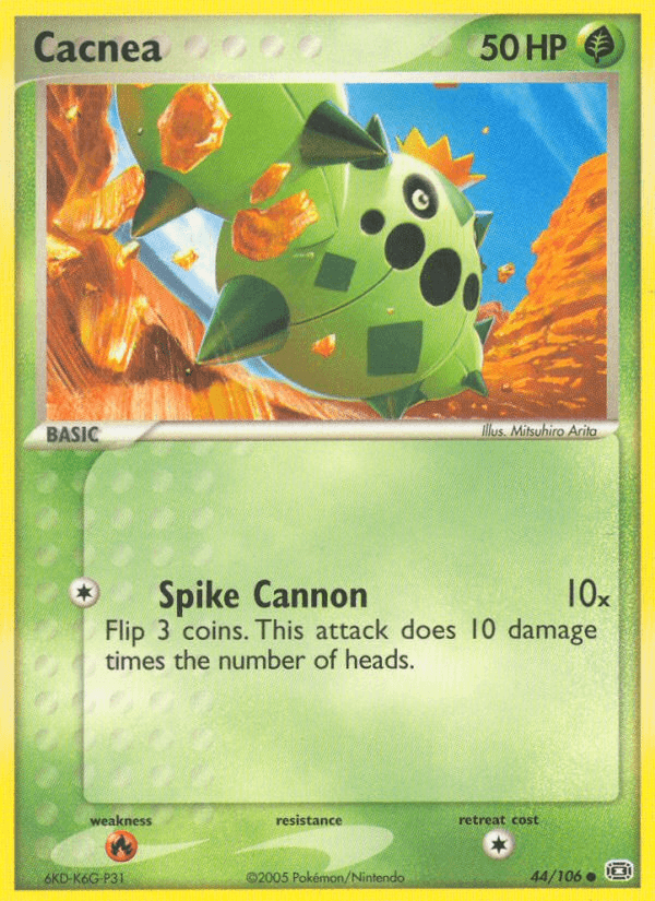 Cacnea Pokémon card