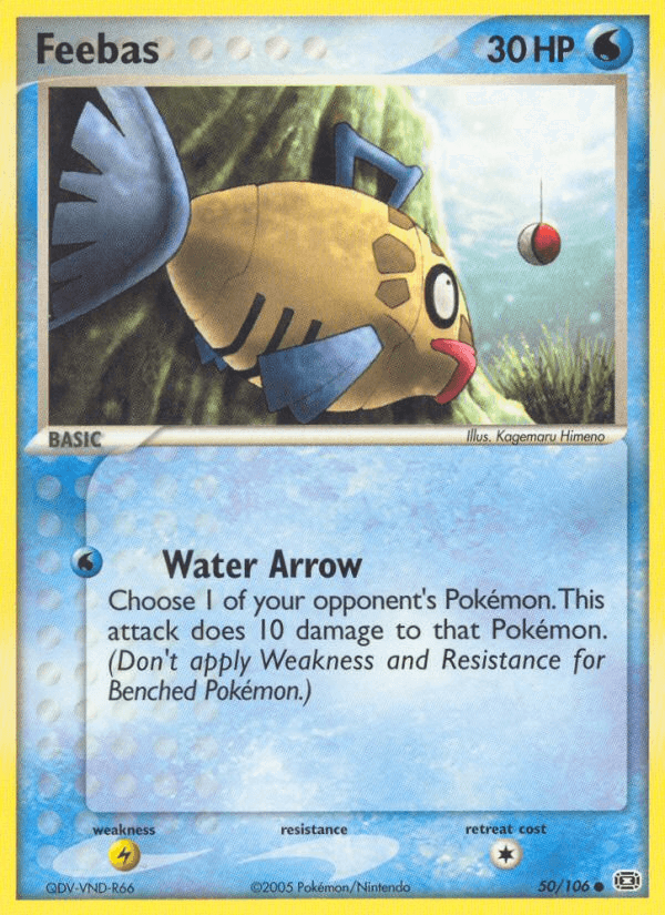 Feebas Pokémon card