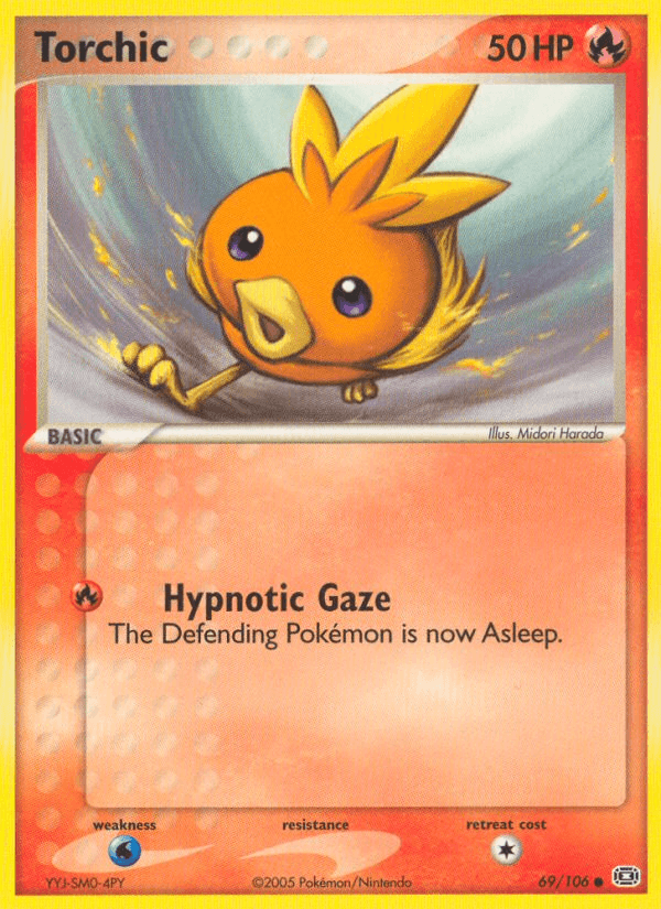 Torchic Pokémon card