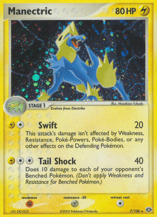 Manectric Pokémon card