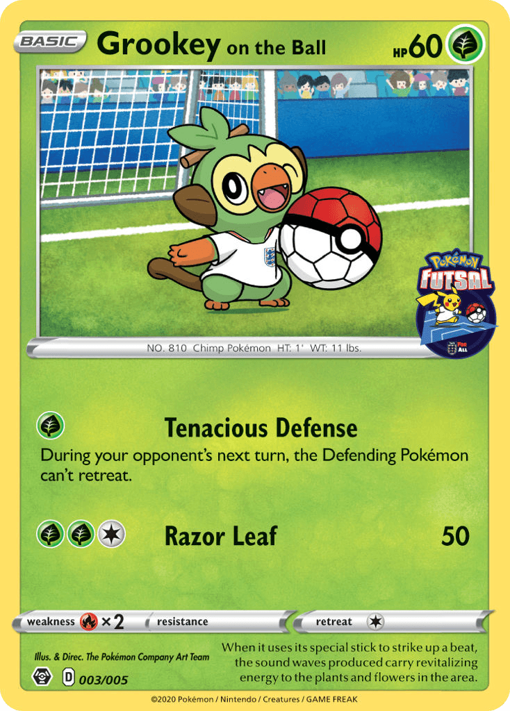 Grookey on the Ball — Gen 8
