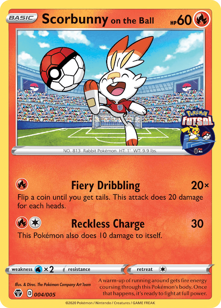 Scorbunny on the Ball — Gen 8