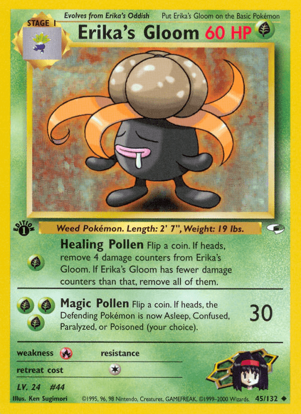 Erika's Gloom Pokémon card