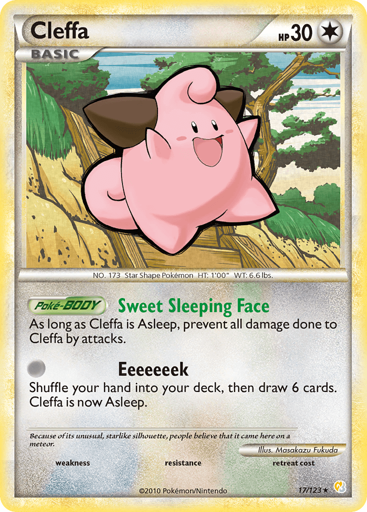 Cleffa Pokémon card