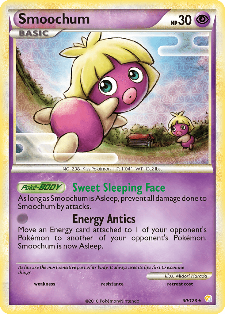 Smoochum Pokémon card