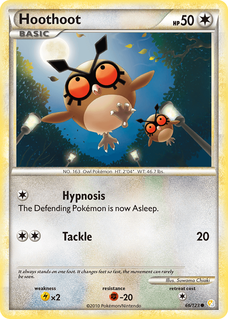Hoothoot Pokémon card