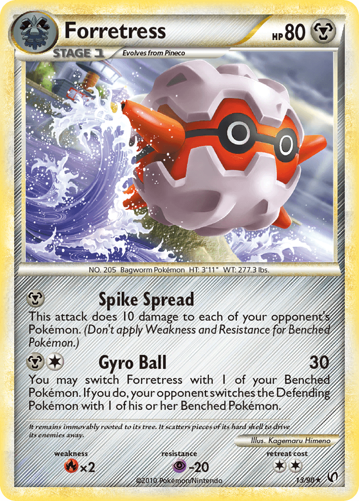 Forretress Pokémon card