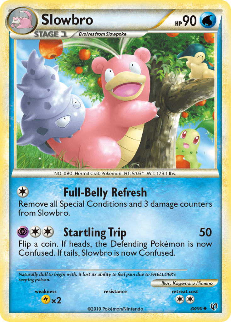 Slowbro Pokémon card