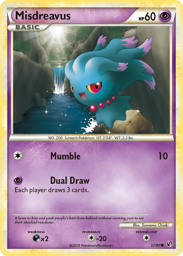 Misdreavus Pokémon card