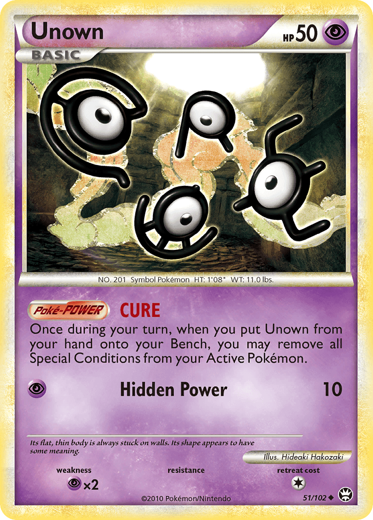 Unown Pokémon card