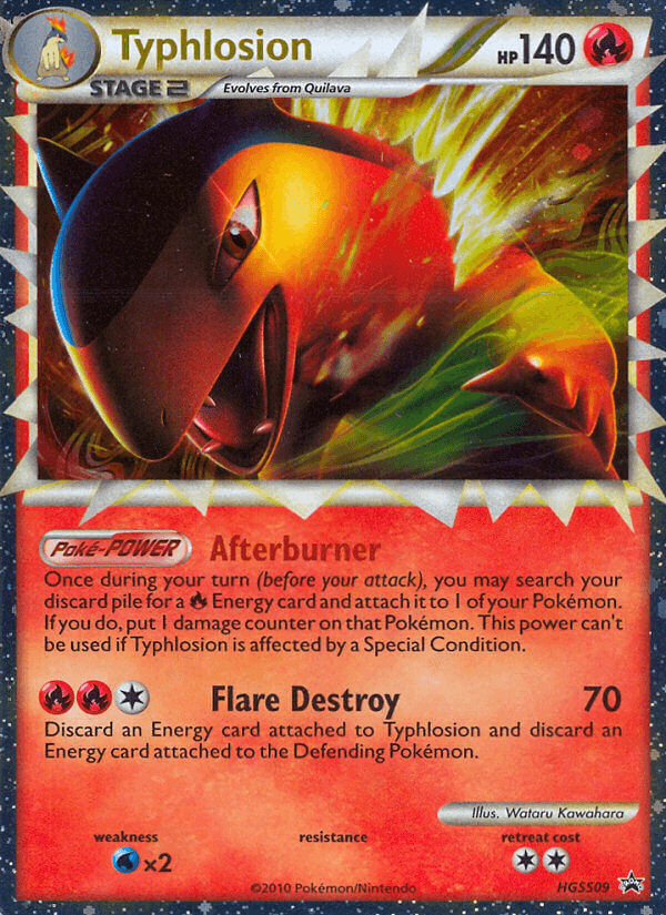 Typhlosion Pokémon card