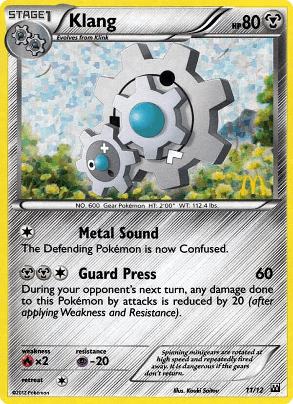 Klang Pokémon card